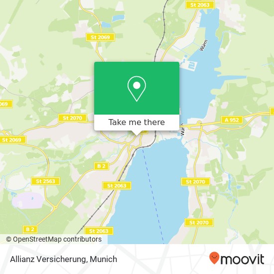 Allianz Versicherung map