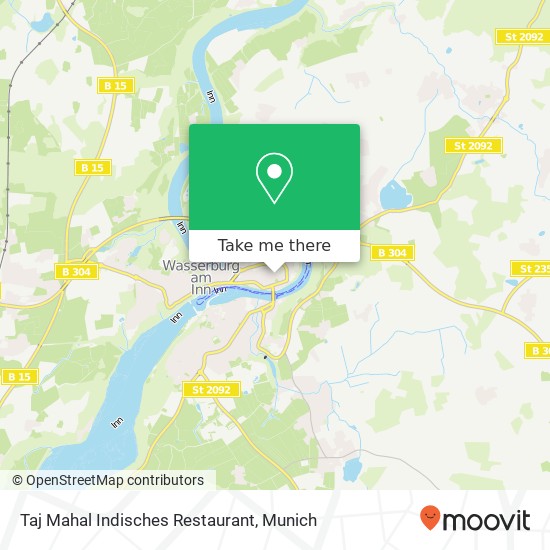 Taj Mahal Indisches Restaurant map