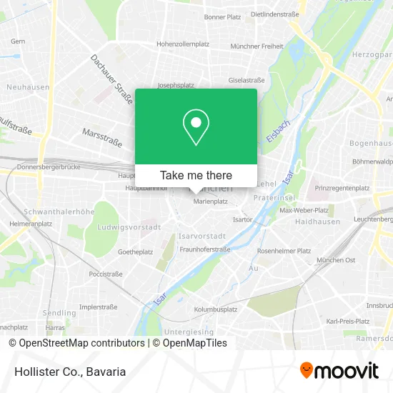 Карта Hollister Co.