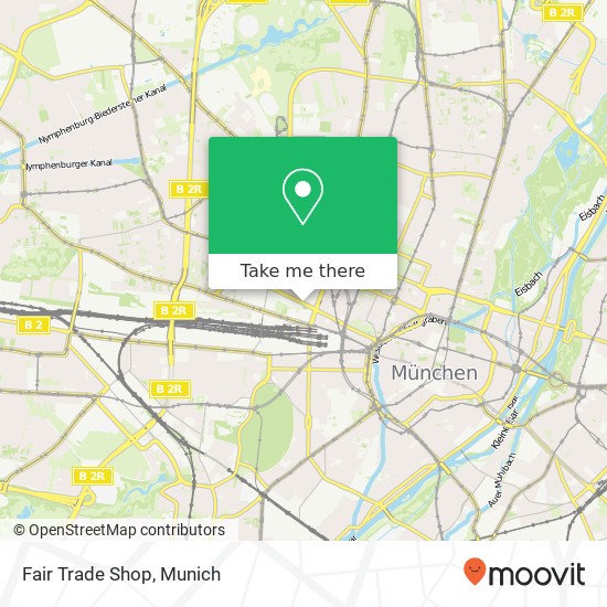 Fair Trade Shop map