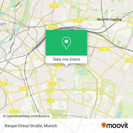 Карта Berger-Kreuz-Straße