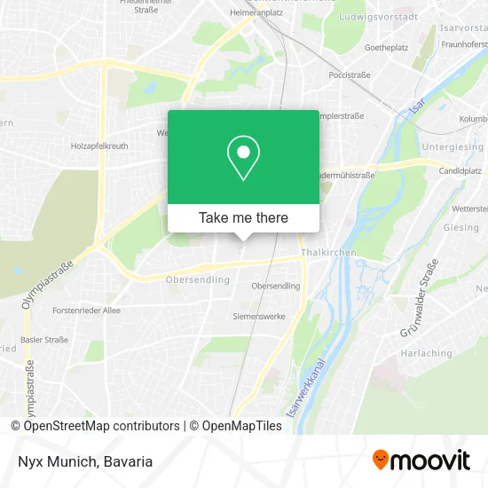 Карта Nyx Munich