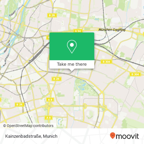 Kainzenbadstraße map