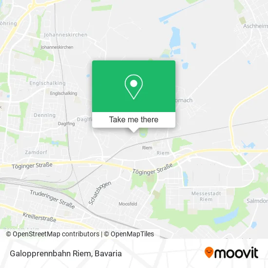 Galopprennbahn Riem map