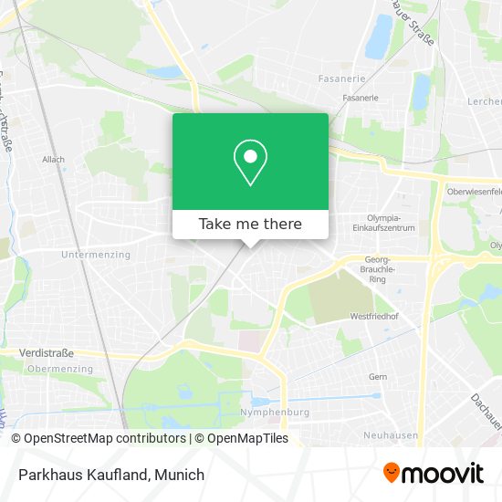 Parkhaus Kaufland map