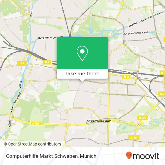 Computerhilfe Markt Schwaben map