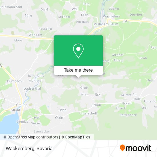 Карта Wackersberg