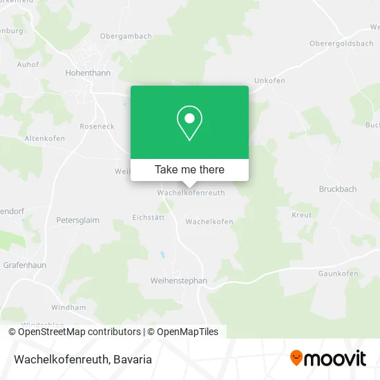 Карта Wachelkofenreuth