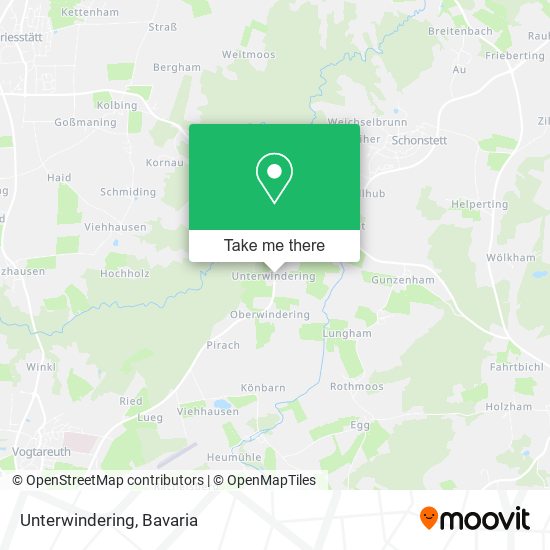 Карта Unterwindering