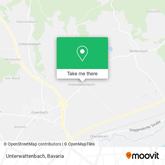 Карта Unterwattenbach