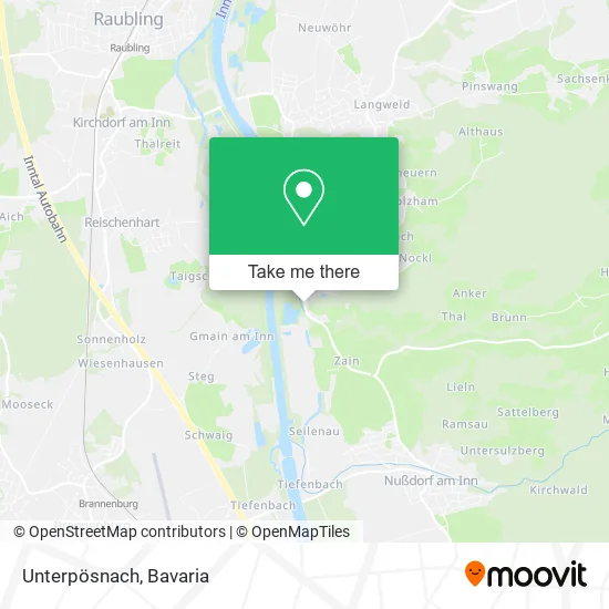 Карта Unterpösnach