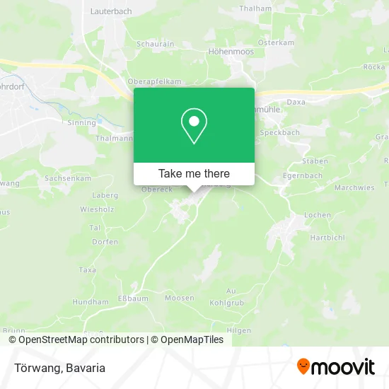 Карта Törwang