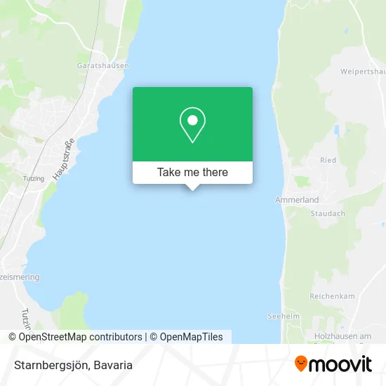 Карта Starnbergsjön