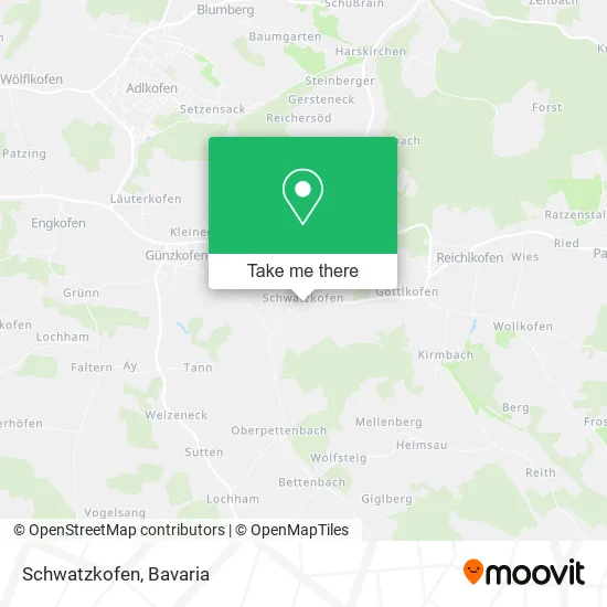 Карта Schwatzkofen
