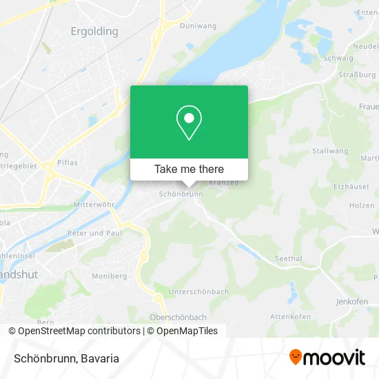 Schönbrunn map