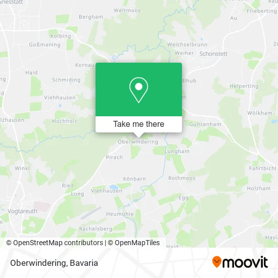 Карта Oberwindering