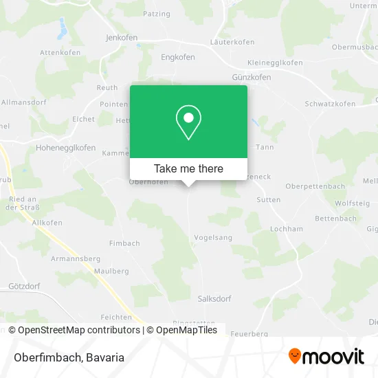 Карта Oberfimbach