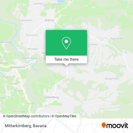 Mitterkirnberg map