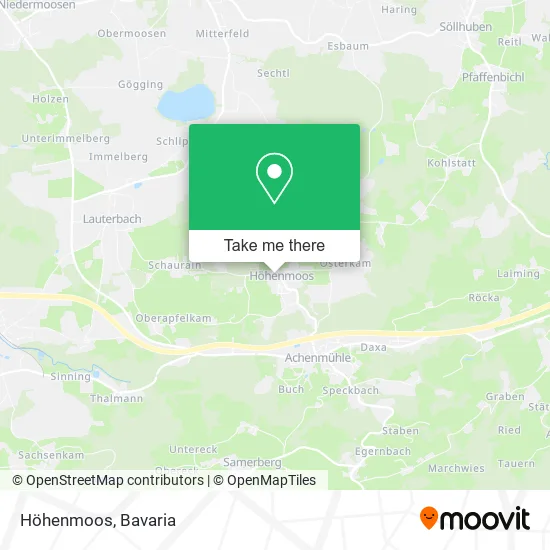 Карта Höhenmoos