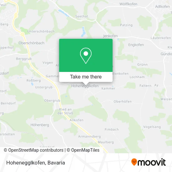 Карта Hohenegglkofen