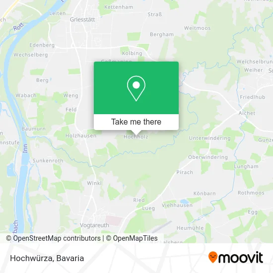 Карта Hochwürza