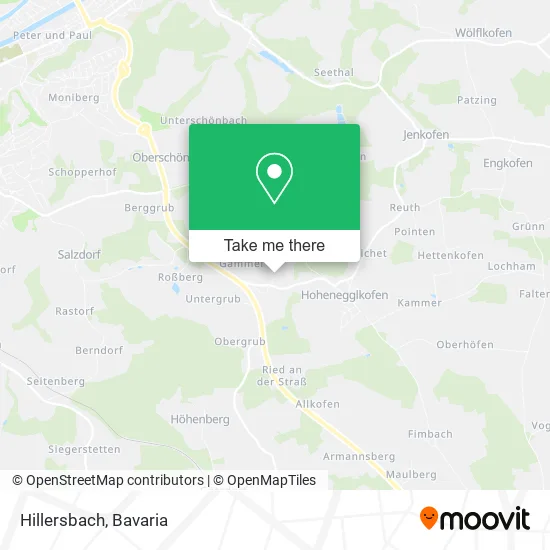 Карта Hillersbach