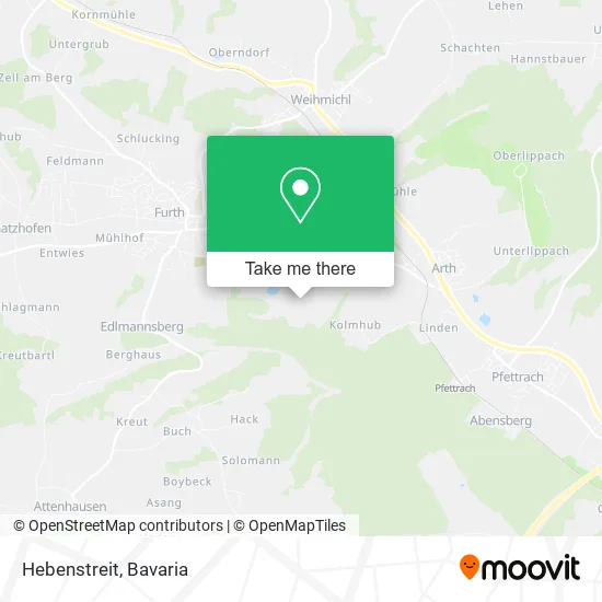 Карта Hebenstreit