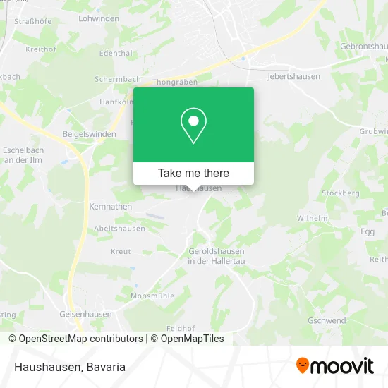 Карта Haushausen