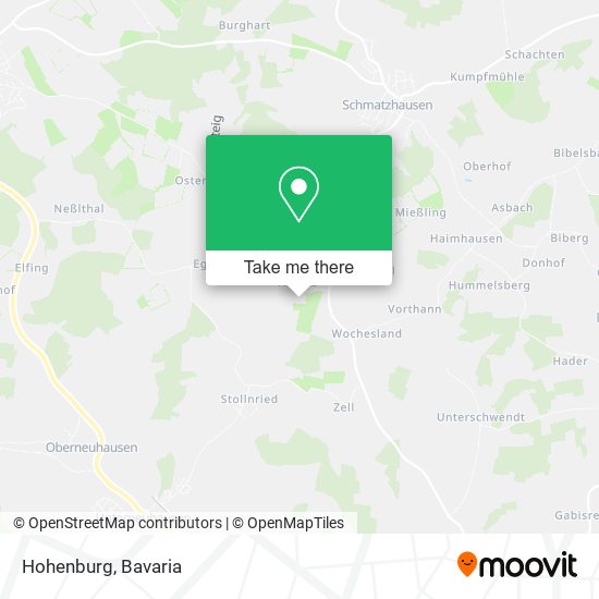 Hohenburg map