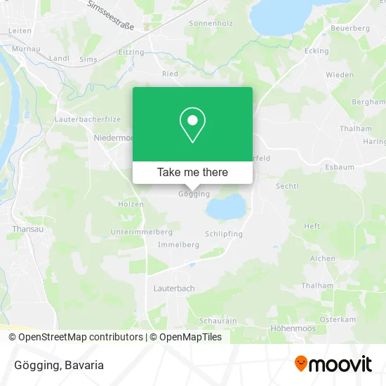 Карта Gögging