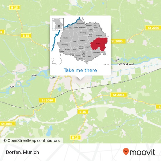 Dorfen map