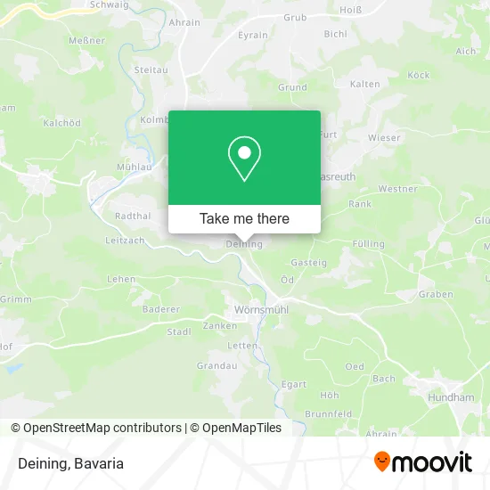Карта Deining