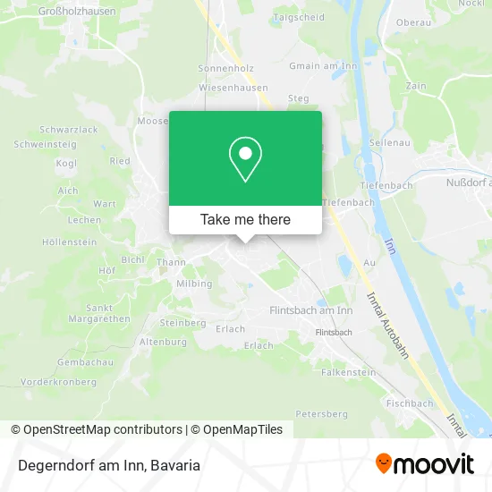 Карта Degerndorf am Inn