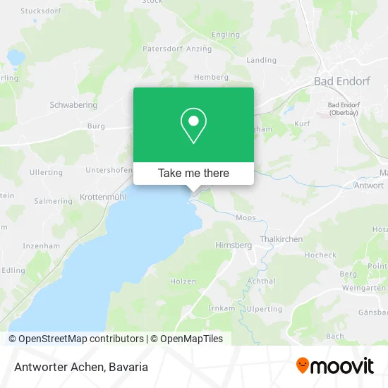 Карта Antworter Achen