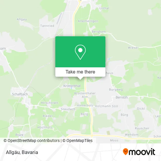 Карта Allgäu