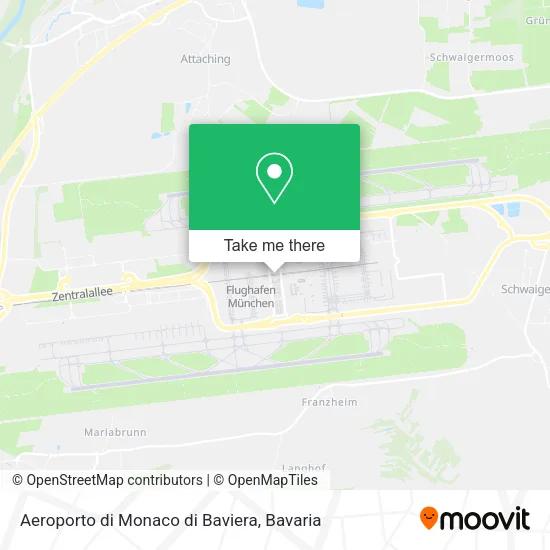 Aeroporto di Monaco di Baviera map