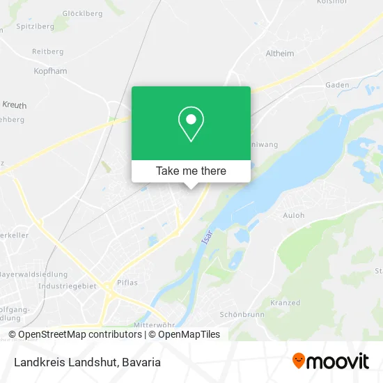 Карта Landkreis Landshut