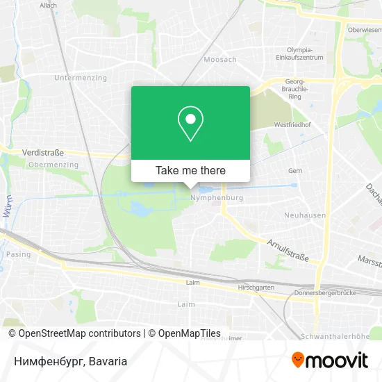 Нимфенбург map