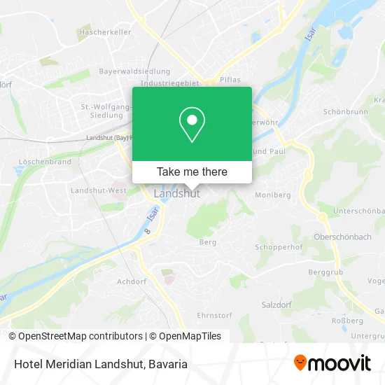 Карта Hotel Meridian Landshut