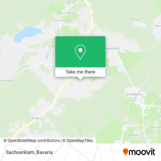 Карта Sachsenkam