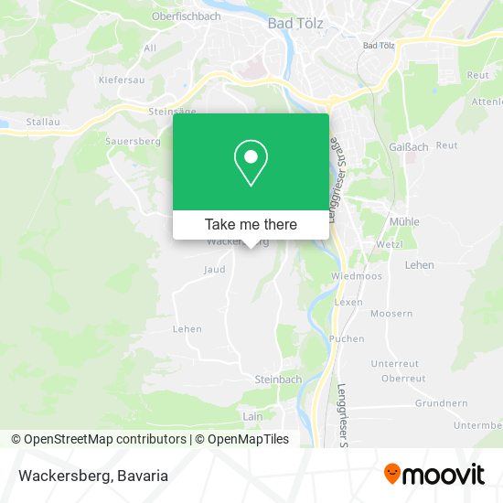 Wackersberg map