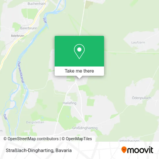 Карта Straßlach-Dingharting