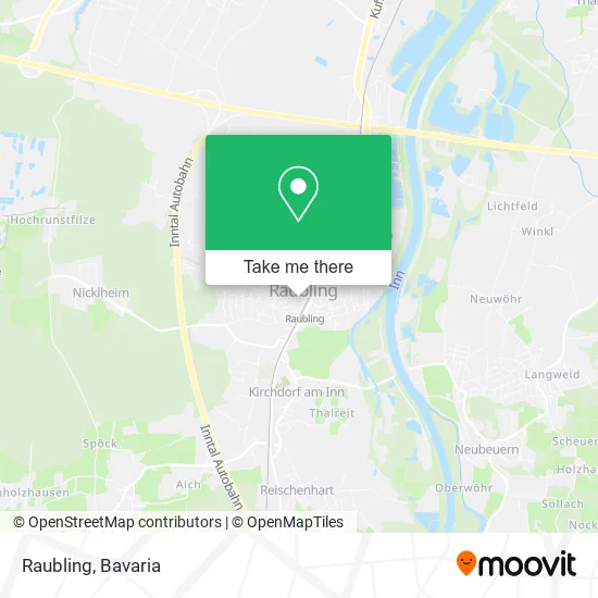 Карта Raubling