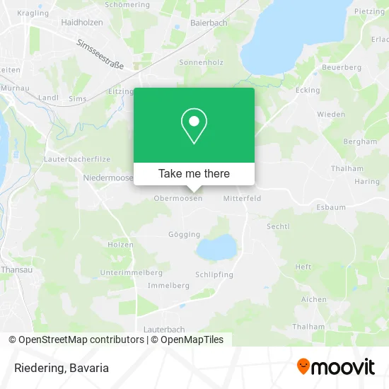 Карта Riedering