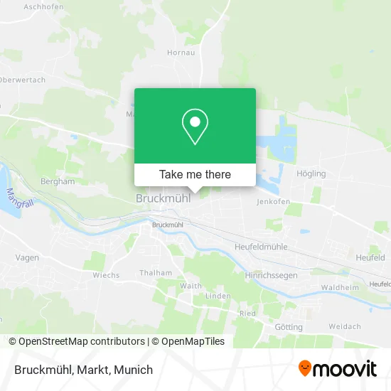 Карта Bruckmühl, Markt