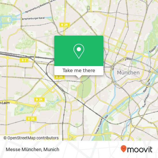 Messe München map