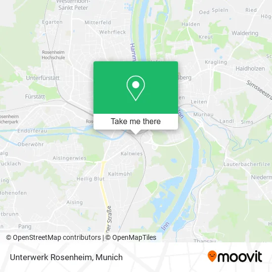 Карта Unterwerk Rosenheim