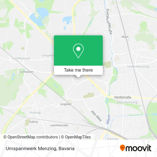 Карта Umspannwerk Menzing
