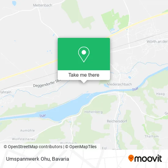 Карта Umspannwerk Ohu