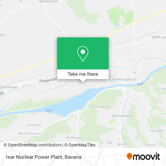 Карта Isar Nuclear Power Plant